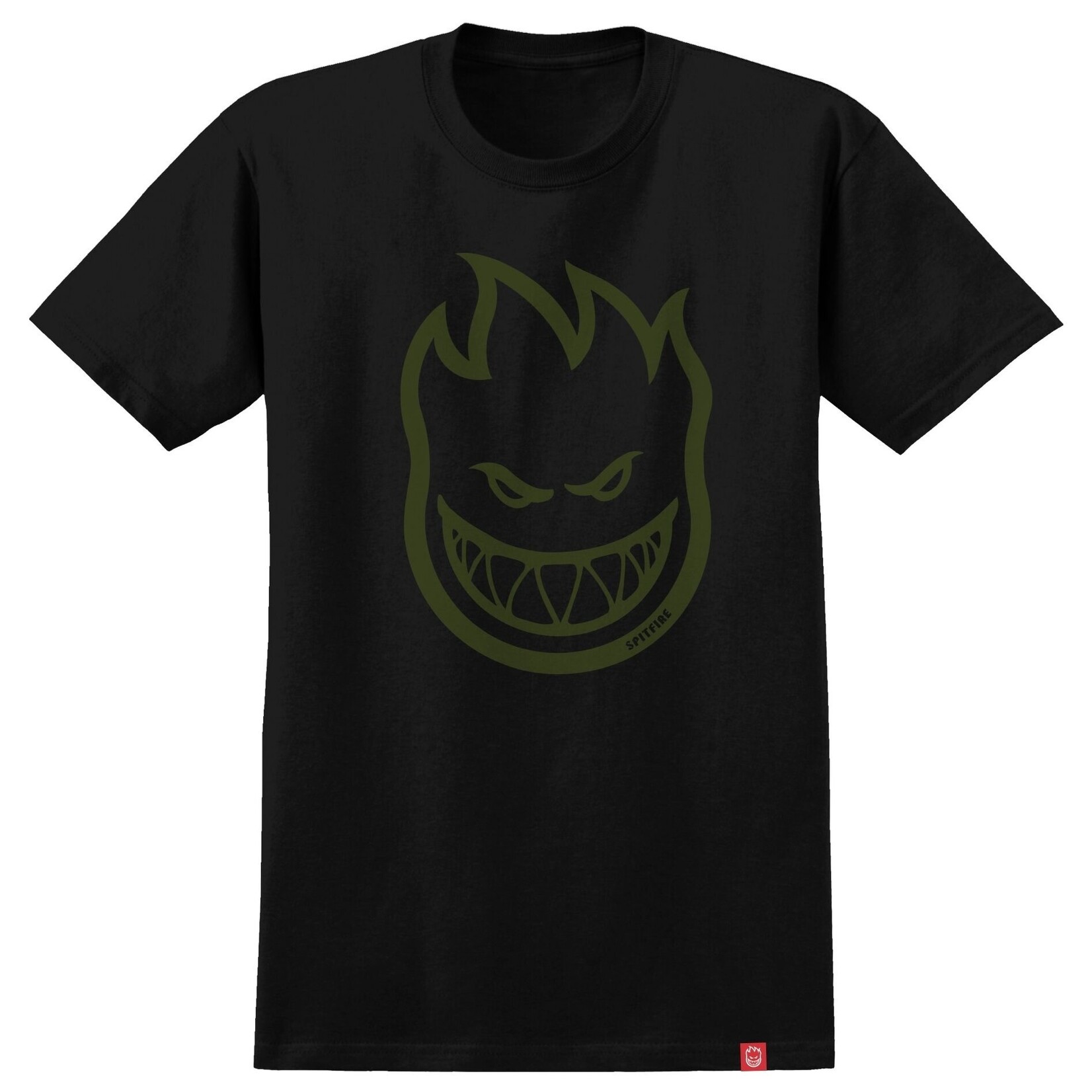 Spitfire Spitfire - Bighead T-Shirt - Black / Olive -