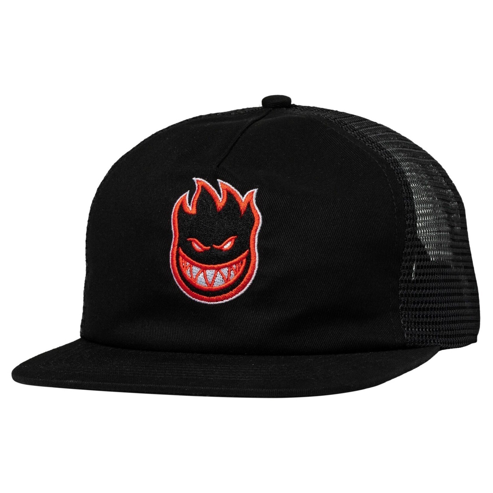 Spitfire Spitfire - Bighead Fill Snapback Trucker Hat - Black / Black / Red / White