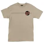 Santa Cruz Skateboards Santa Cruz - Godzilla Destroyer Stripes T-Shirt -  Sand -