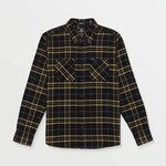 Volcom Volcom- Netastone Long Sleeve Flannel Shirt - Black