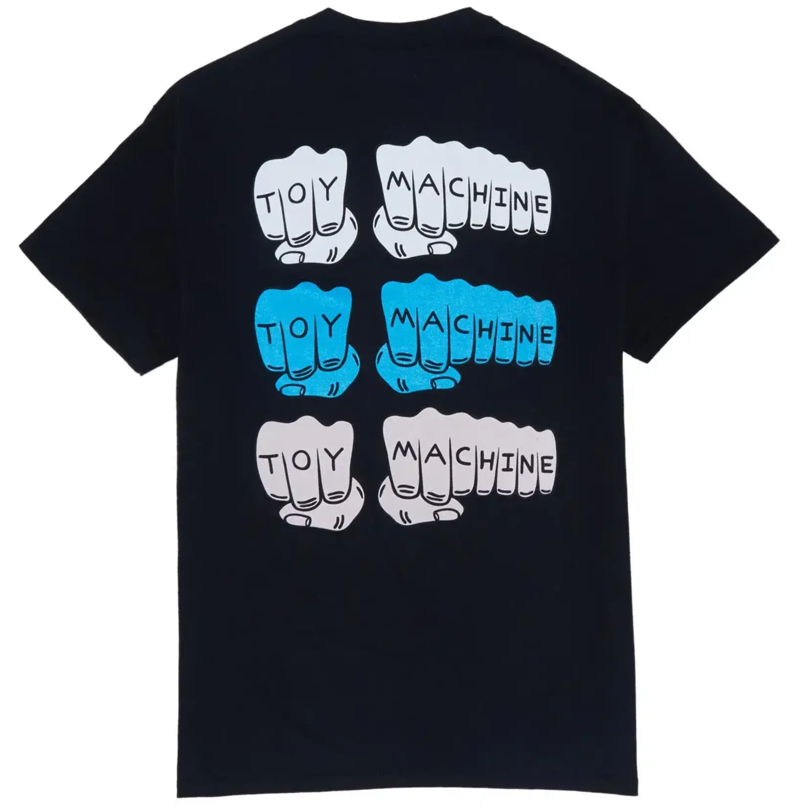Toy Machine Toy Machine - Triple Fist Embroidered Tee - Black -