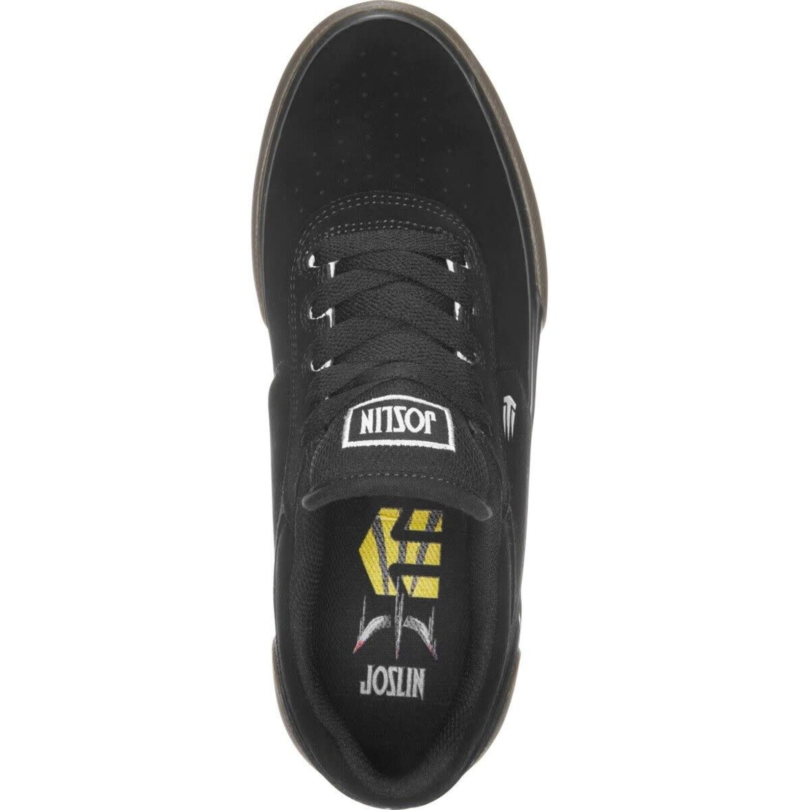Etnies Etnies Joslin Vulc Skate Shoe - Blk / Gum / Silver -  Size 11