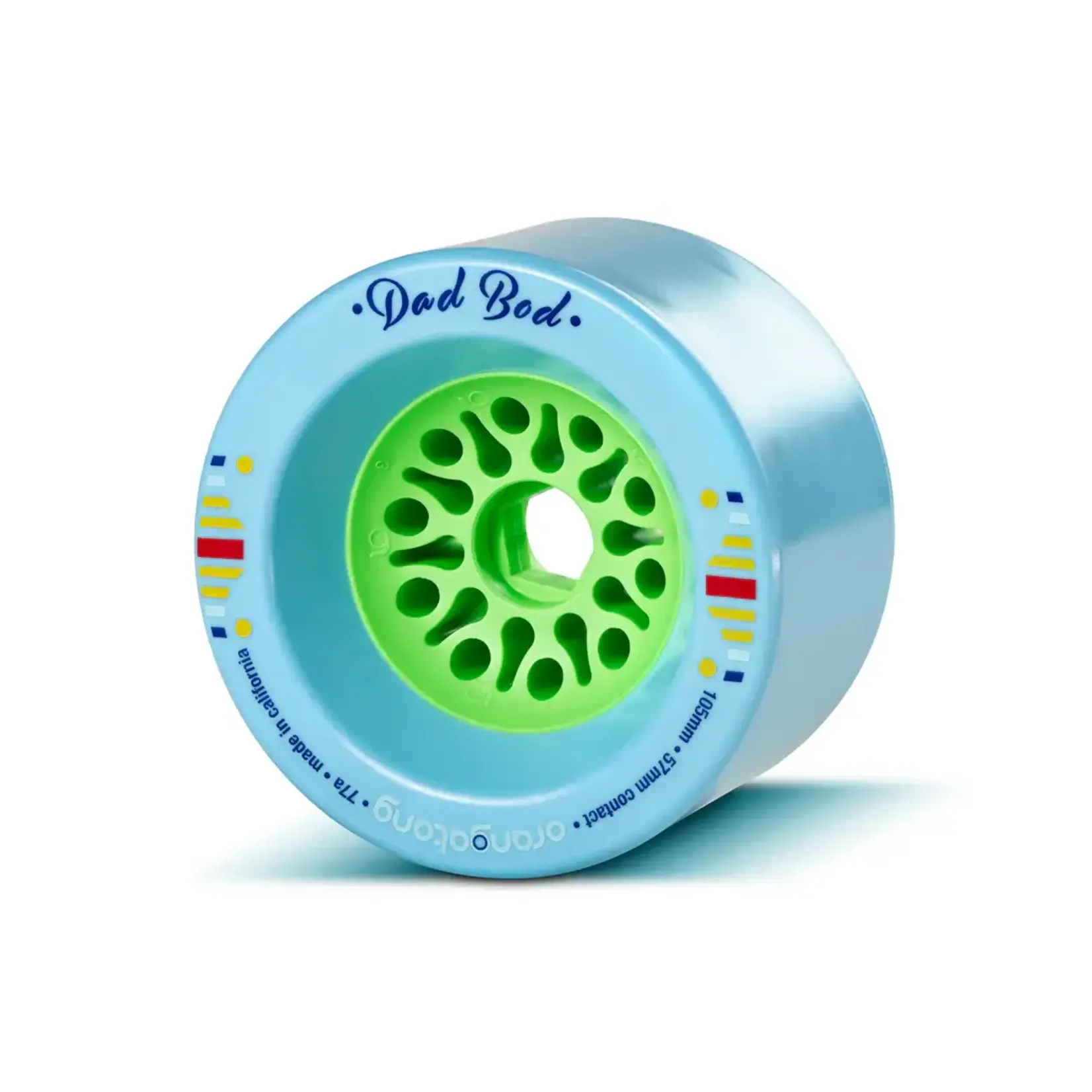 Orangatang Wheels Orangatang - 105mm Dad Bod - 77a Blue (Set of 4)