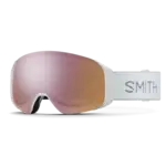 Smith Smith - 4D Mag S - White Chunky Knit + ChromaPop Everyday Rose Gold Mirror Lens