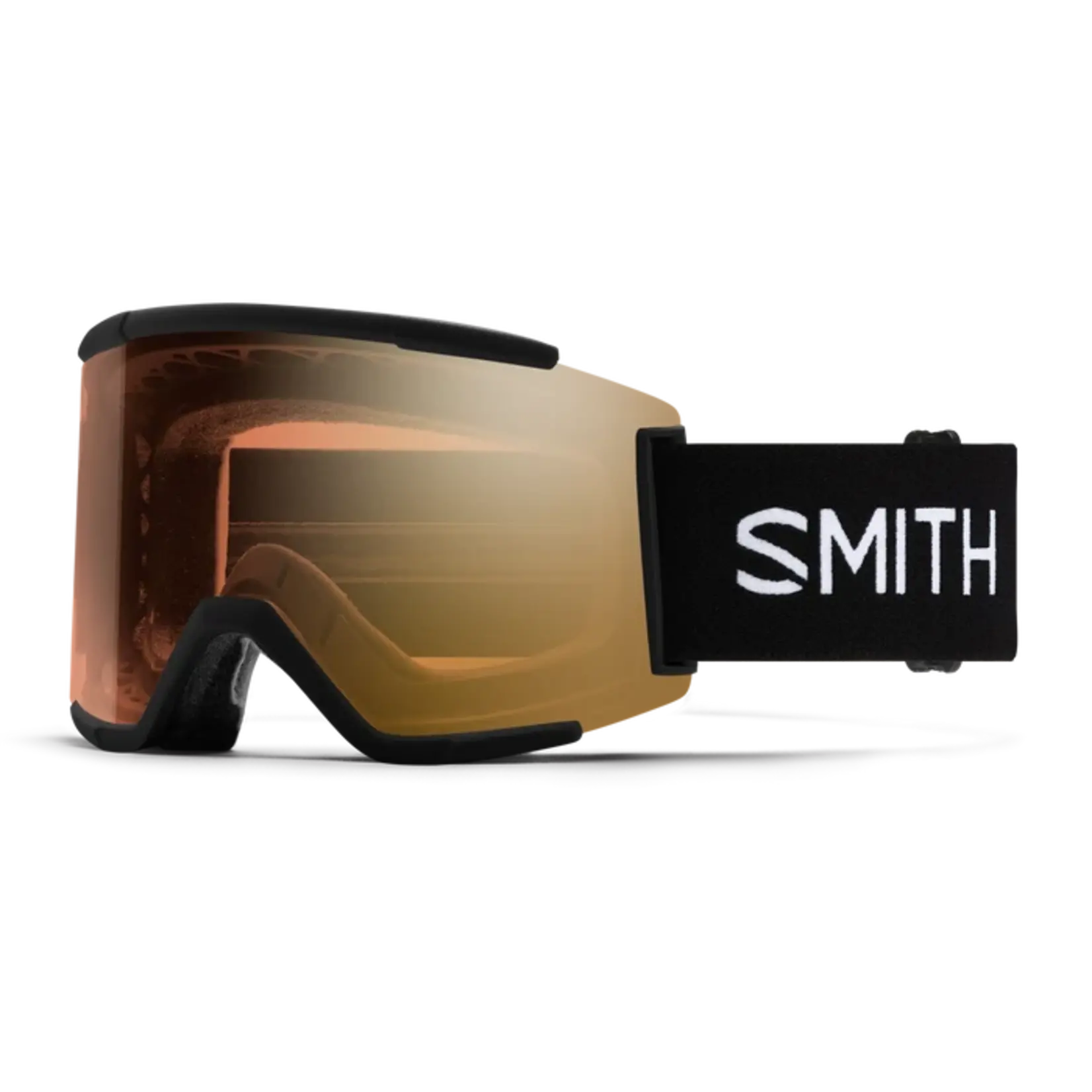 Smith Smith - Squad XL - Black + ChromaPop™ Pro Photochromic Gold Mirror Lens