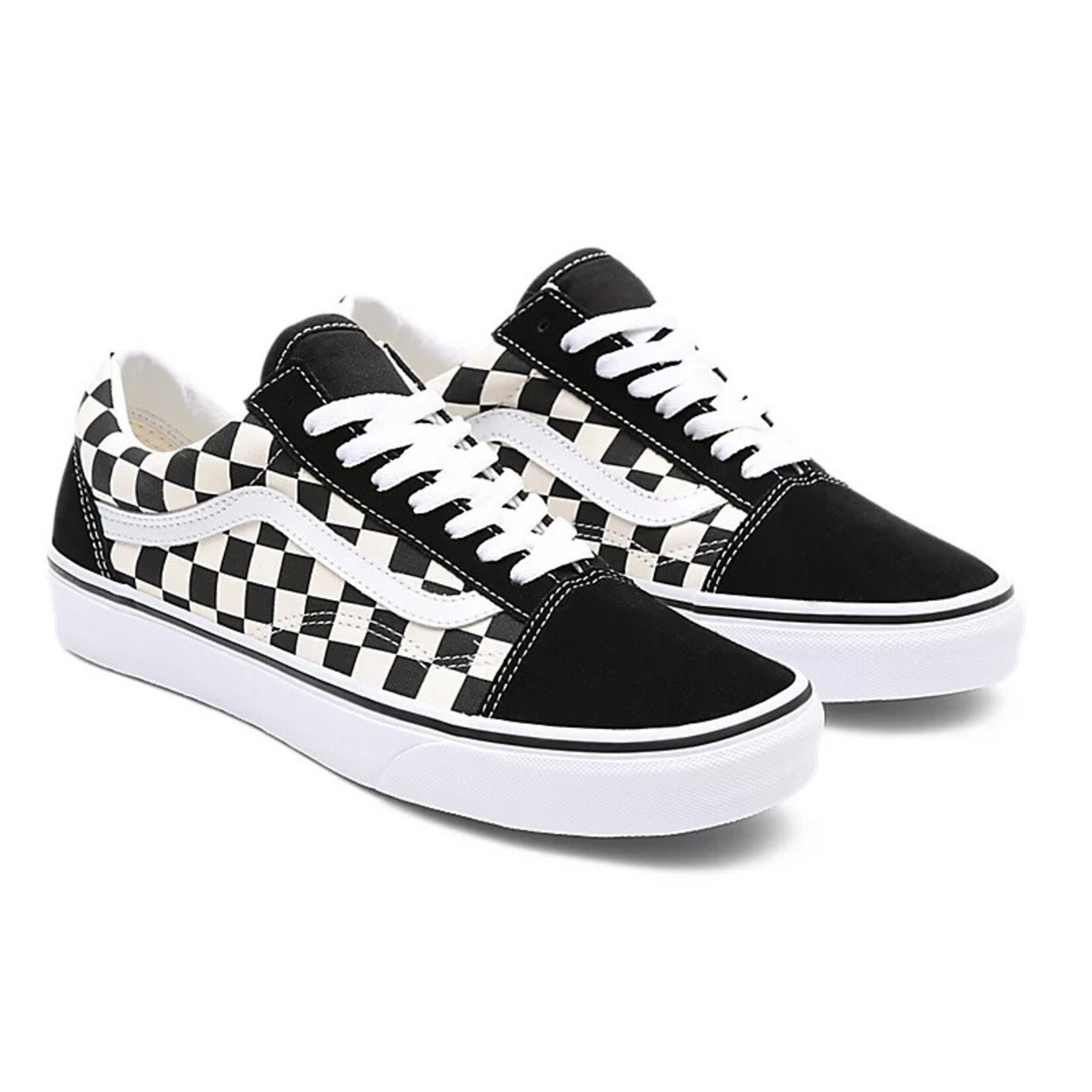 Vans Vans Old Skool Kids Shoes - Primary Check Black/White -