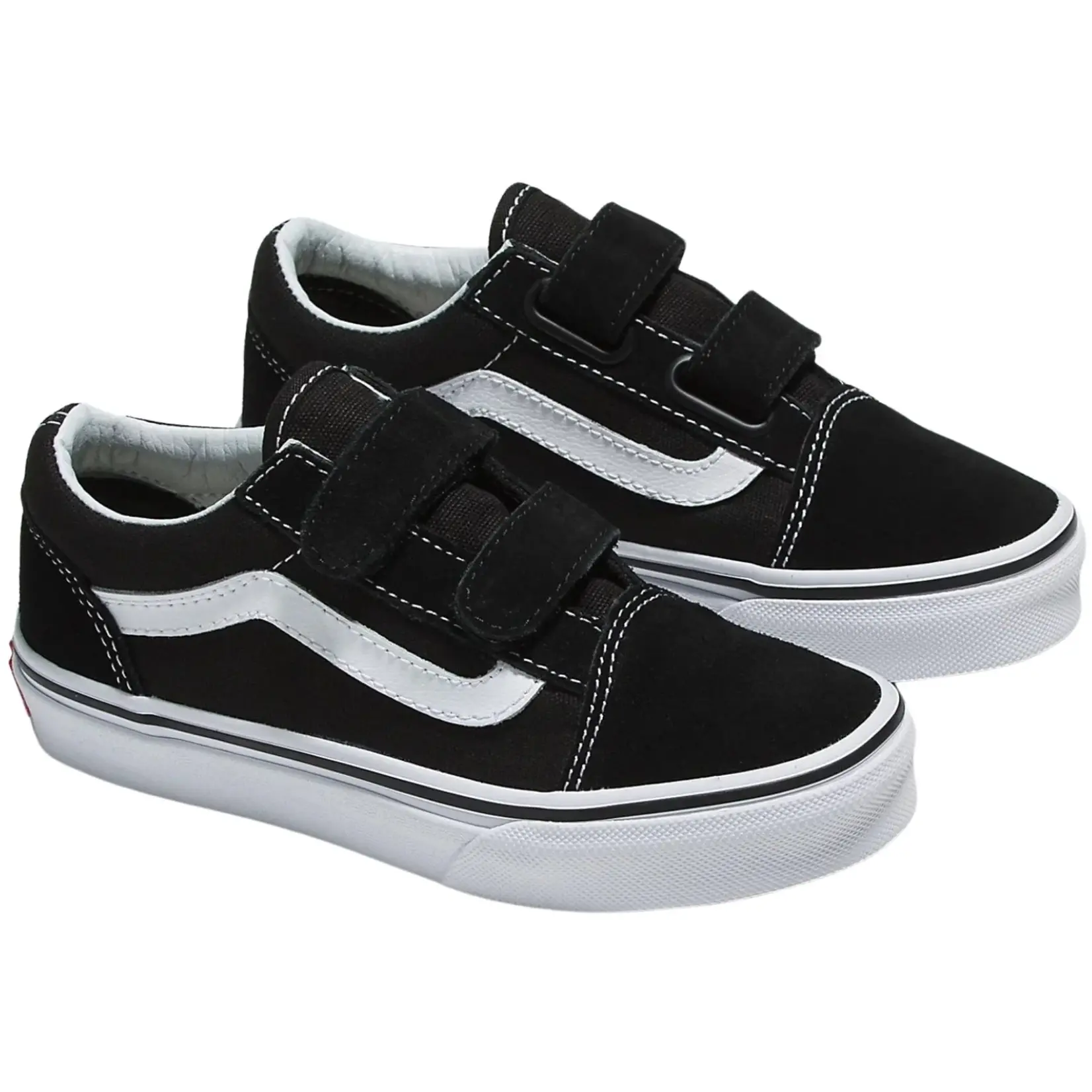 Vans Vans Old Skool V Kids Shoes - Black/True White -