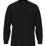 New Balance New Balance Numeric - Waffle Knit Long Sleeve Henley - Black