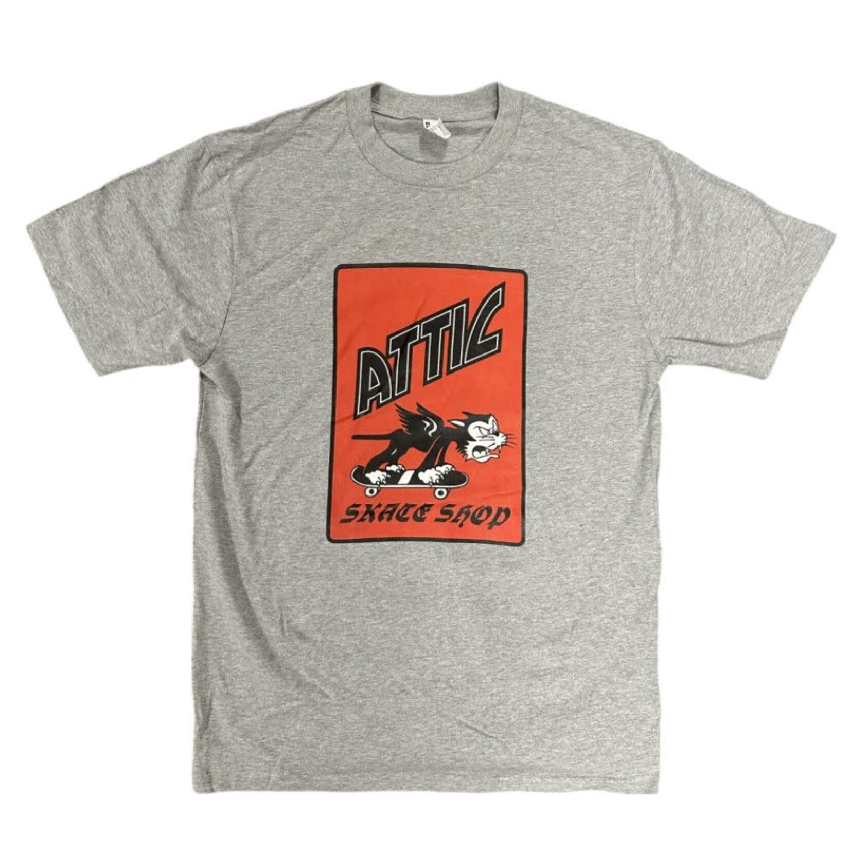 ATTIC ATTIC - Heather Gray Flyer Tee -