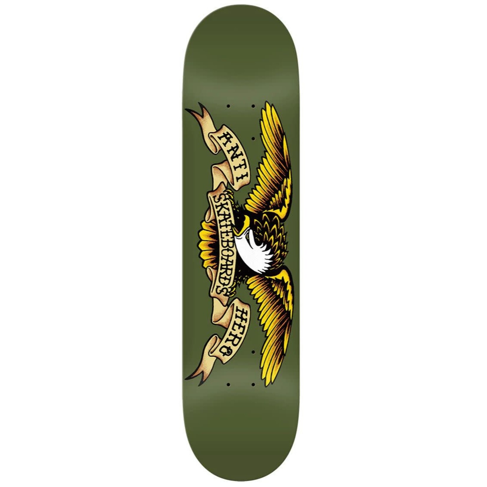 Anti Hero Anti-Hero - Classic Eagle Green Deck - 8.38" x 32.25" x 14.5"