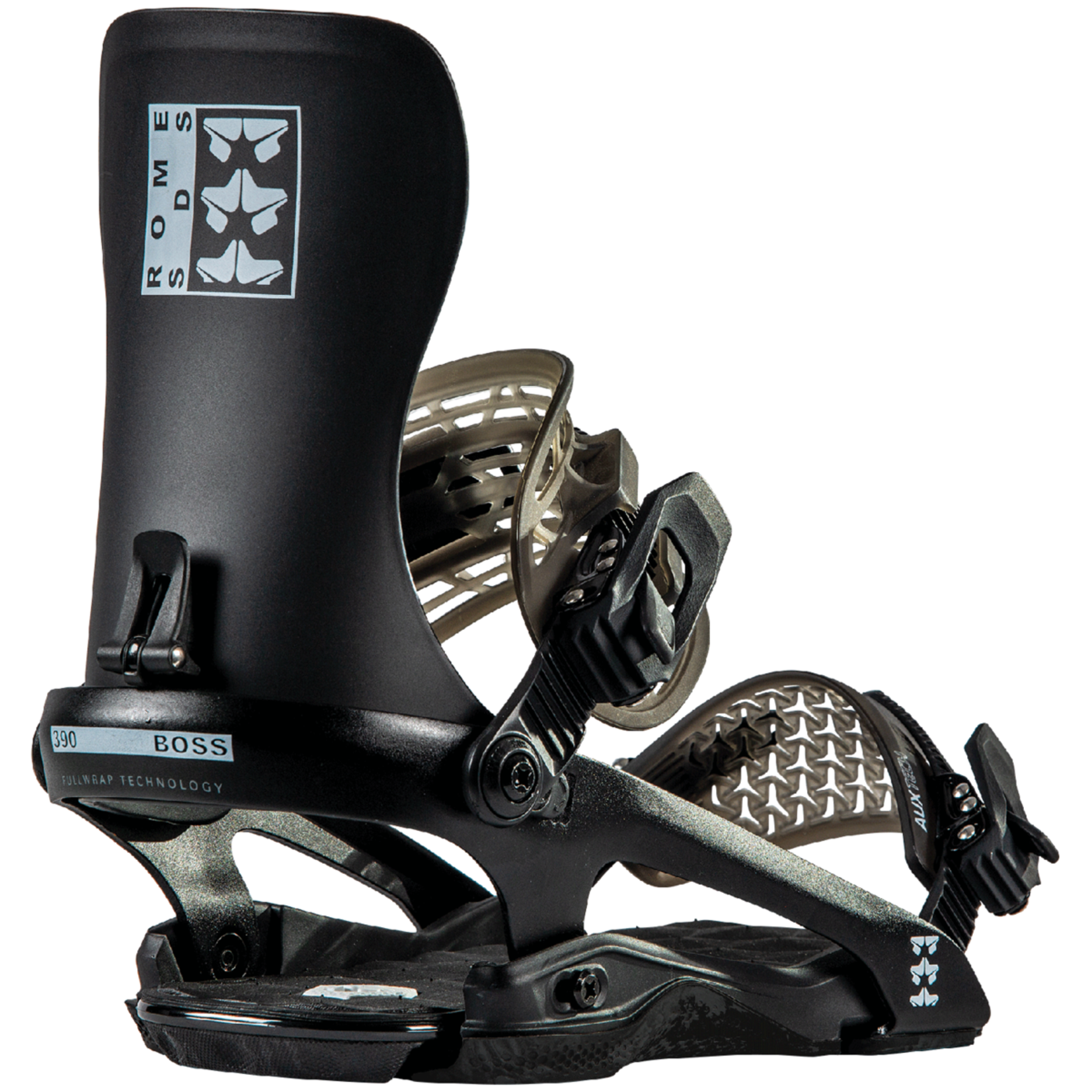 Rome SDS 2023 Rome 390 BOSS Snowboard Bindings - Black