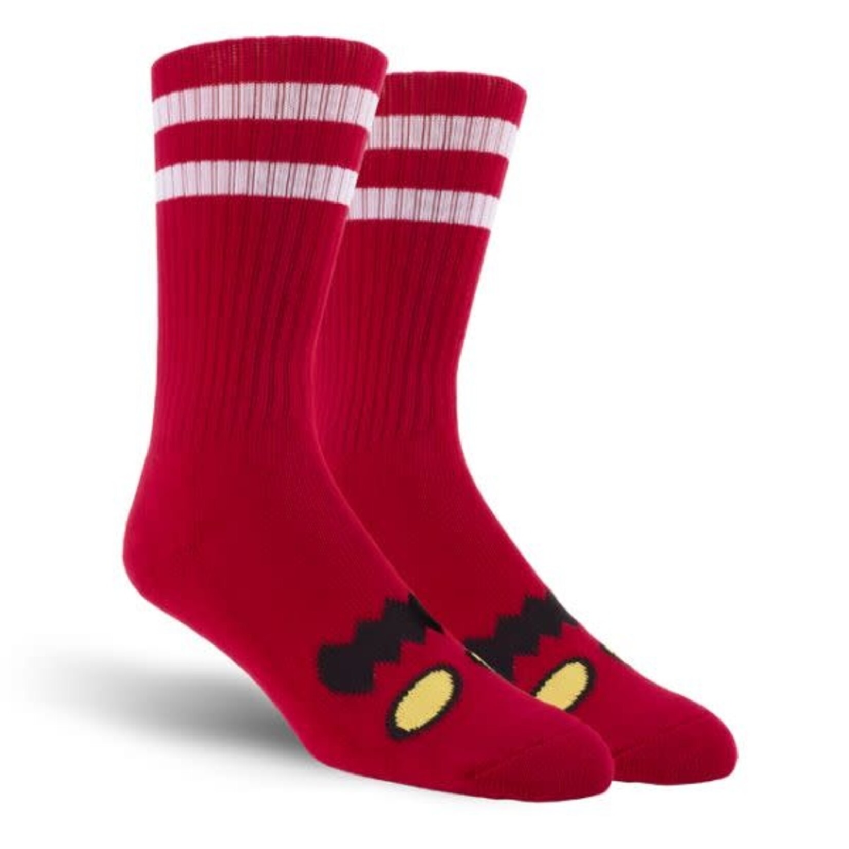 Toy Machine Toy Machine - Monster Face Crew Socks - Red