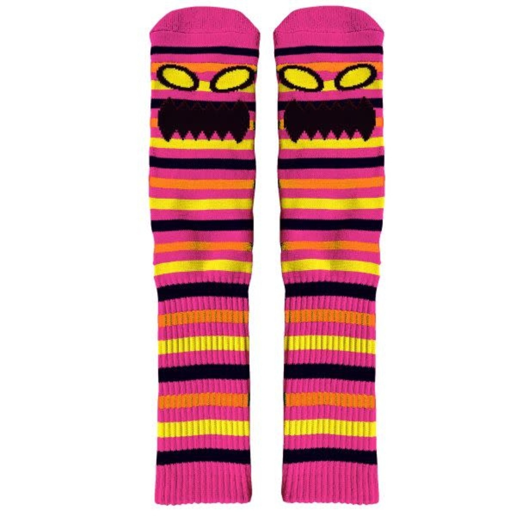 Toy Machine Toy Machine - Monster Face Mini Stripes - Pink