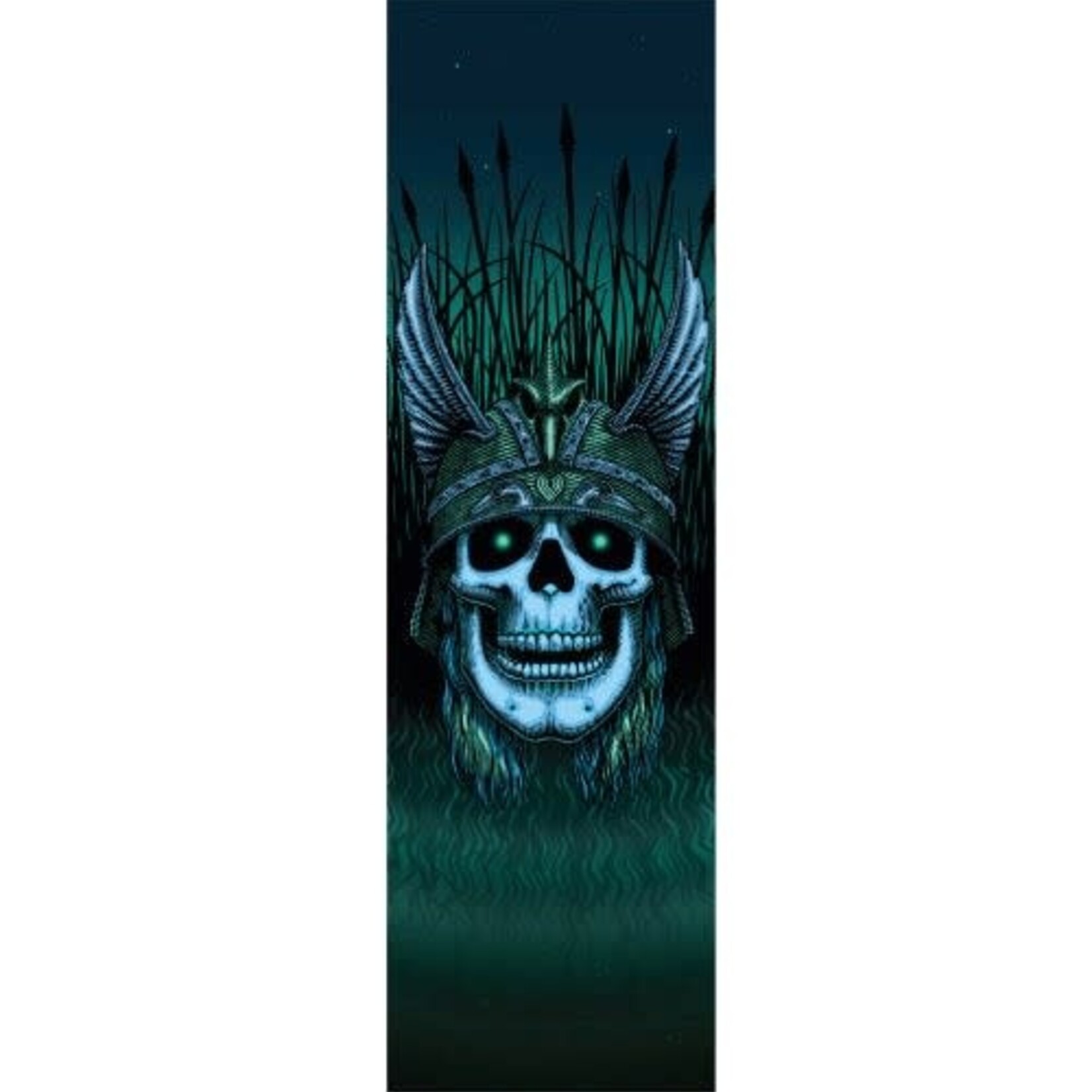 Powell Peralta Powell Peralta Anderson  Skull Griptape - Green 9" x  33"