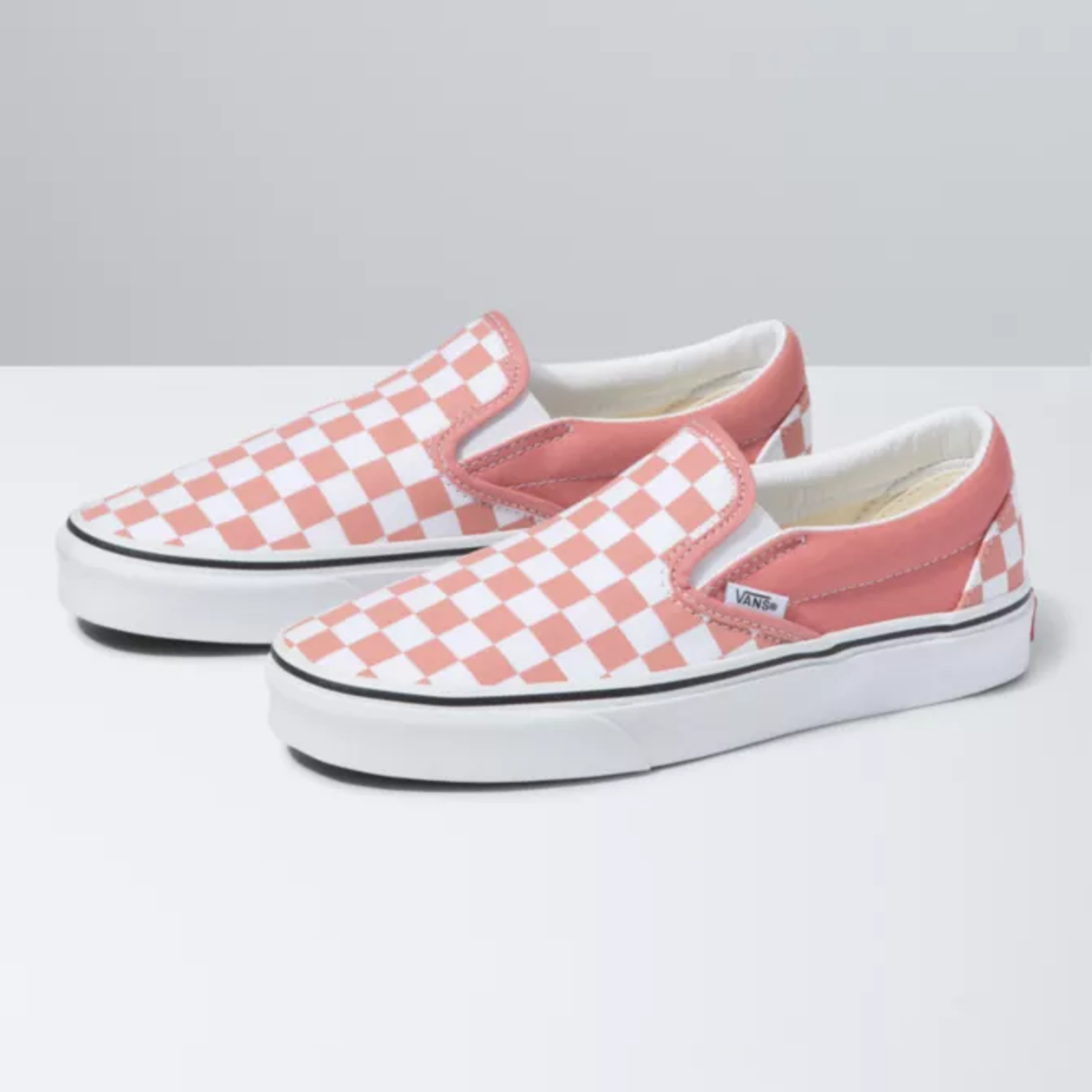 Vans Vans Checkerboard Classic Slip on - Rosette/White