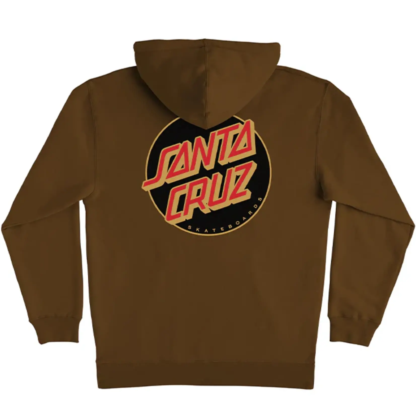 Santa Cruz Skateboards Santa Cruz Other Dot Pullover Hoodie - Brown/Black Sunset