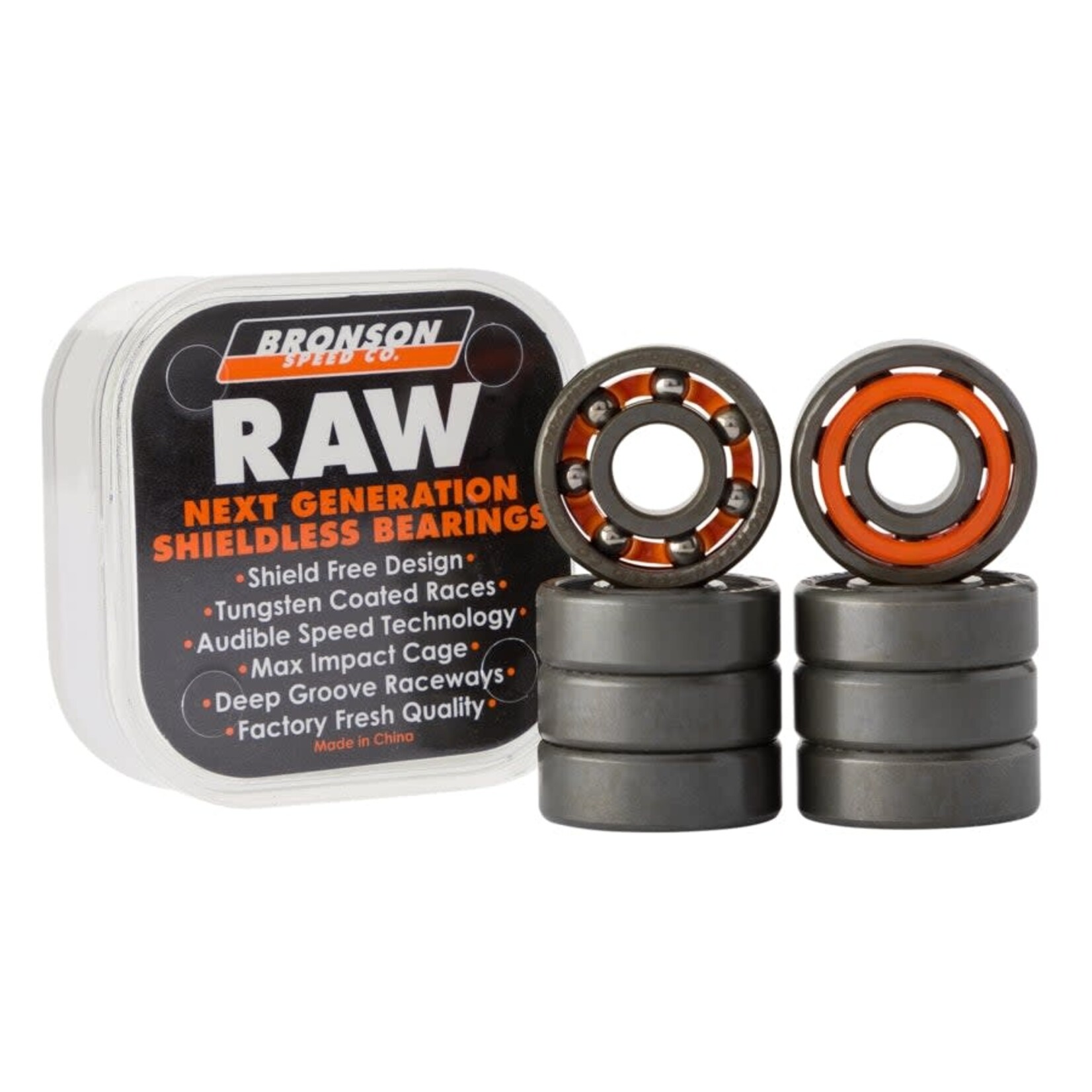 Bronson Speed Co. Bronson Speed Co. Raw Skateboard Bearings