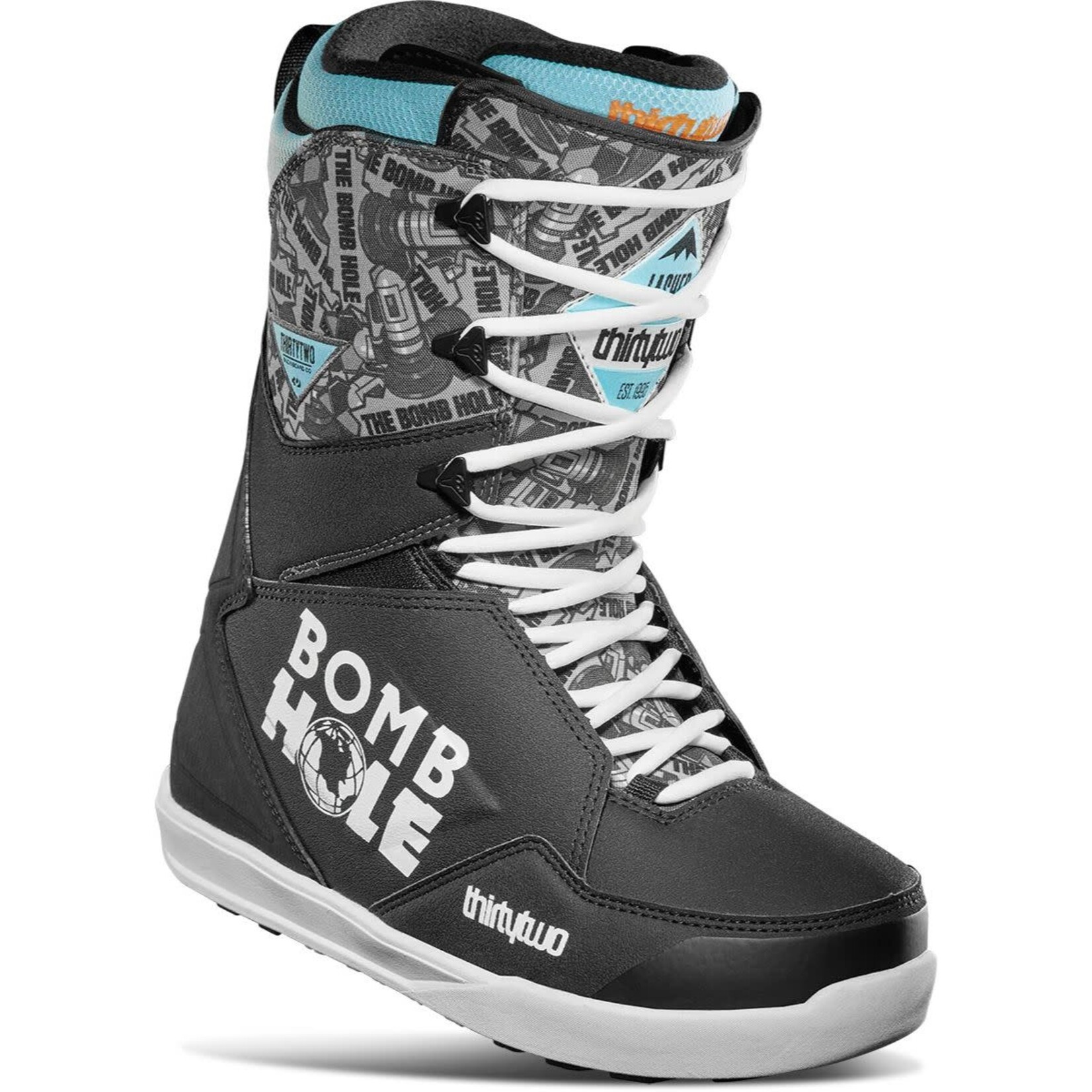 ThirtyTwo ThirtyTwo Lashed Bomb Hole Boots- Black/White