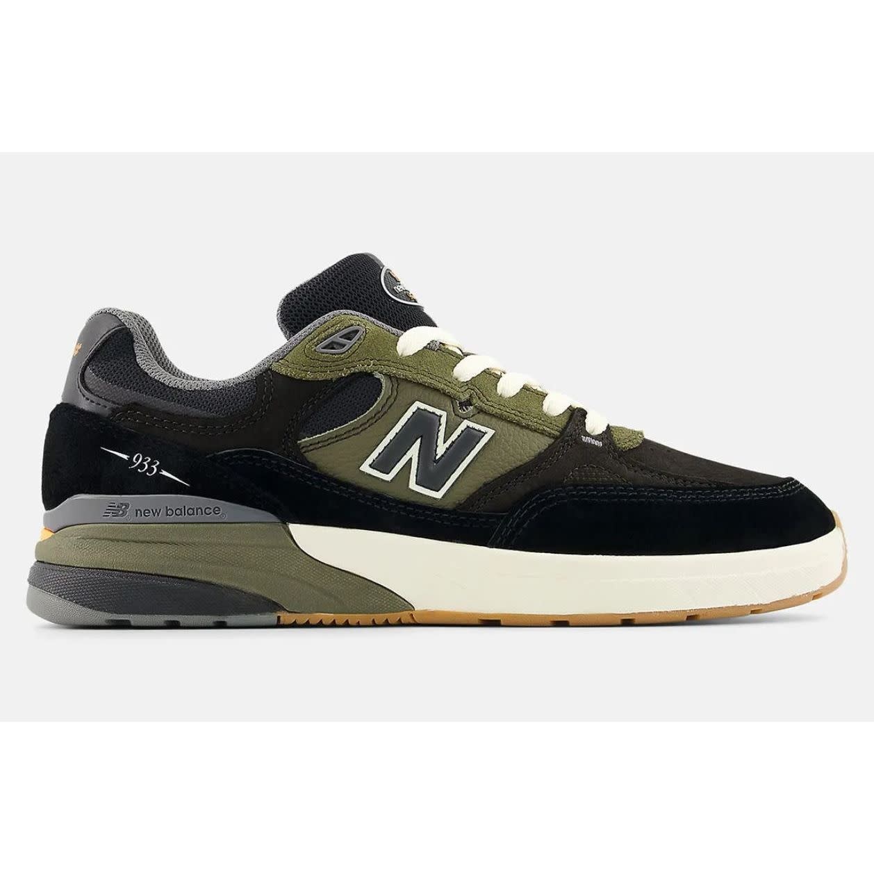 New Balance Numeric - Reynolds 933 - Black/Olive - - Attic Skate