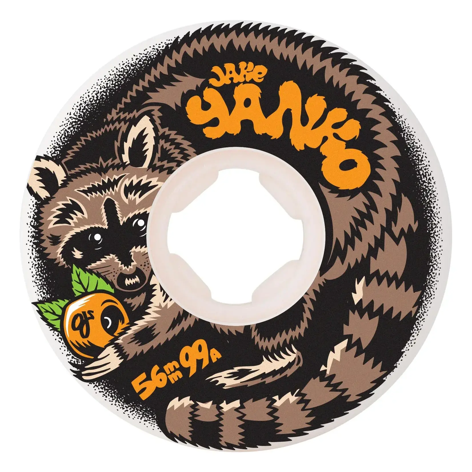 OJ Wheels OJ Wheels - 56mm Jake Yanko Night Panda Elite Chubbies White 99a