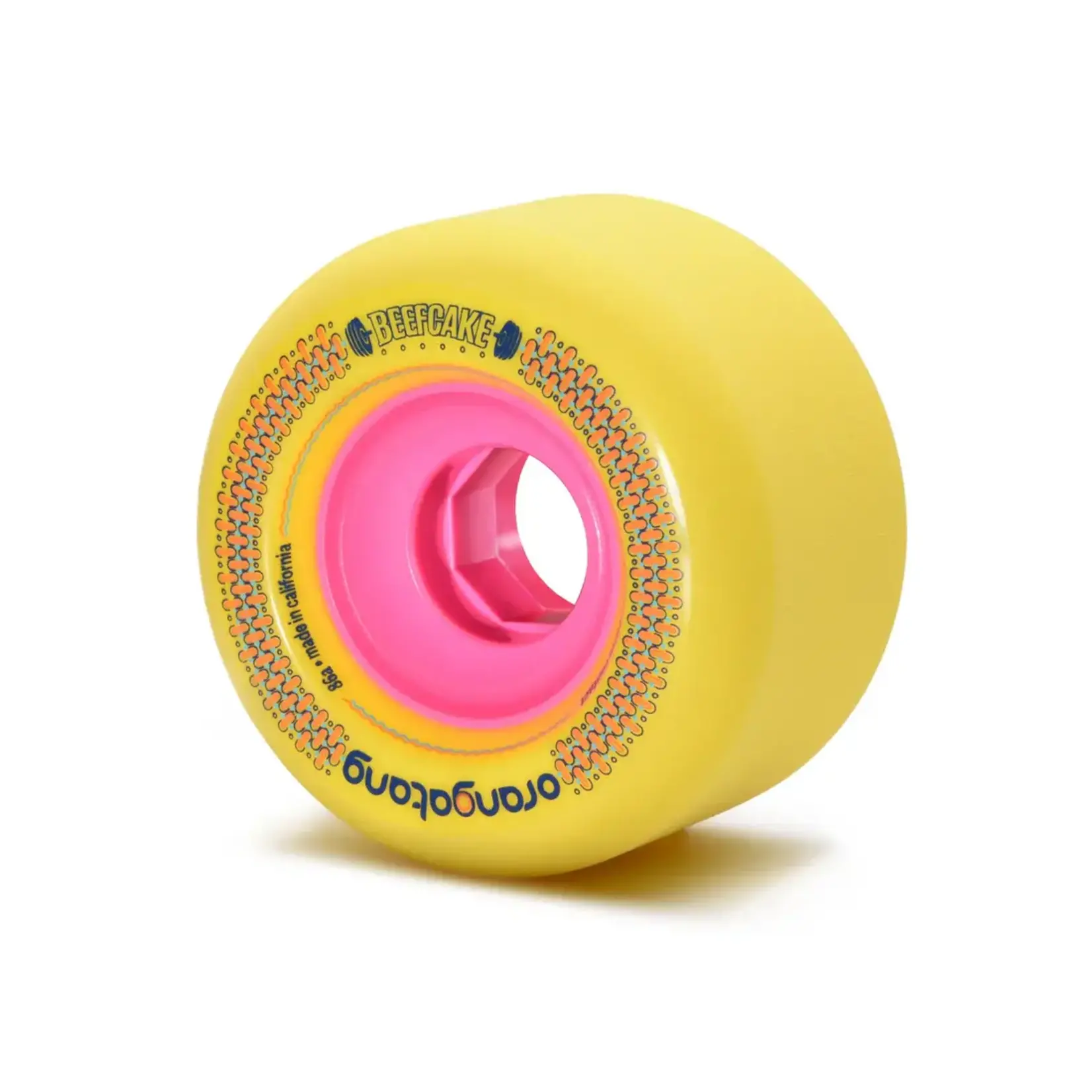 Orangatang Wheels Orangatang - Beefcake 73mm 86a Yellow (Set of 4)