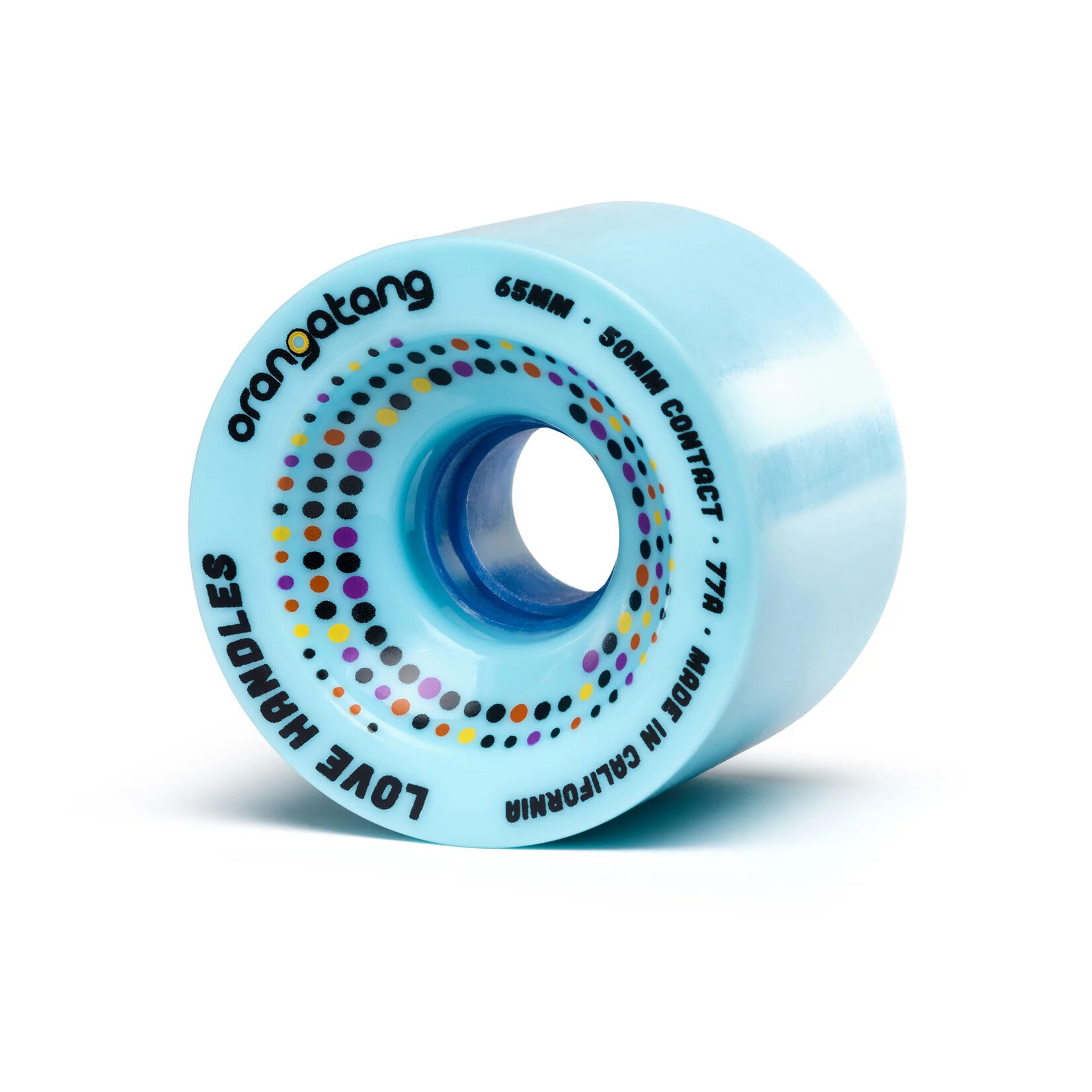 Orangatang Wheels Orangatang Wheels 65mm 77a  - Love Handles Blue (Set of 4)