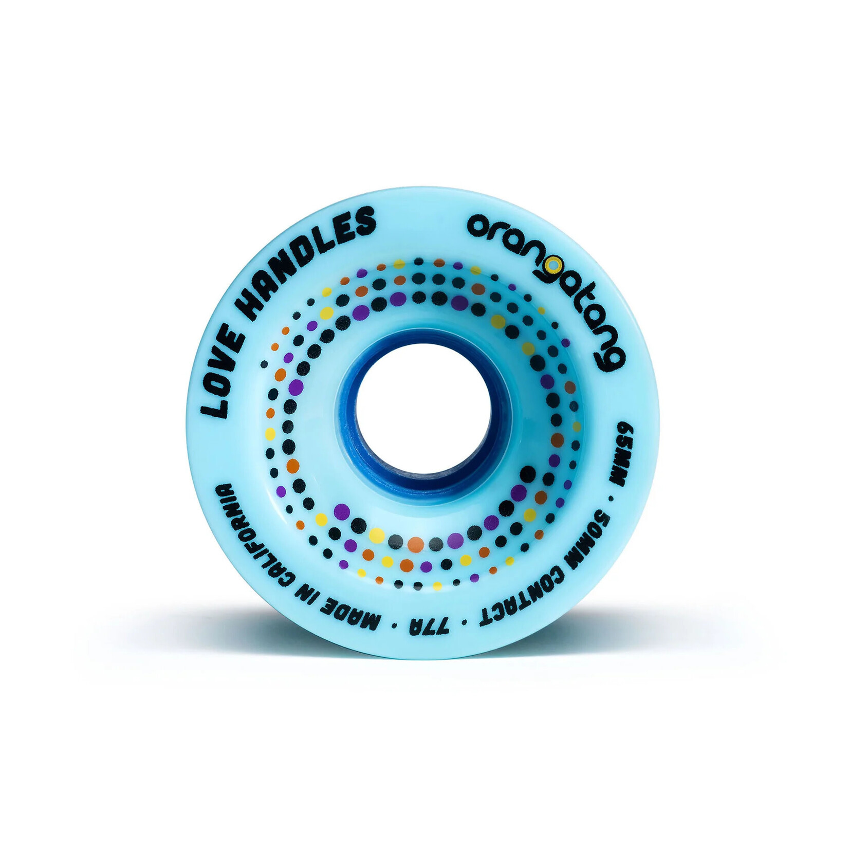 Orangatang Wheels Orangatang Wheels 65mm 77a  - Love Handles Blue (Set of 4)