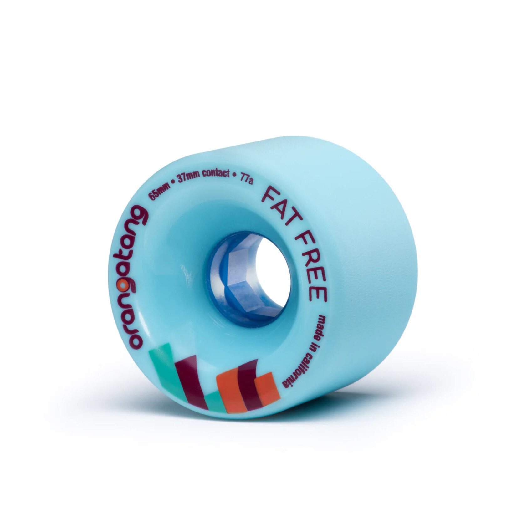 Orangatang Wheels Orangatang Wheels - Fat Free Blue 65mm 77a (Set of 4)