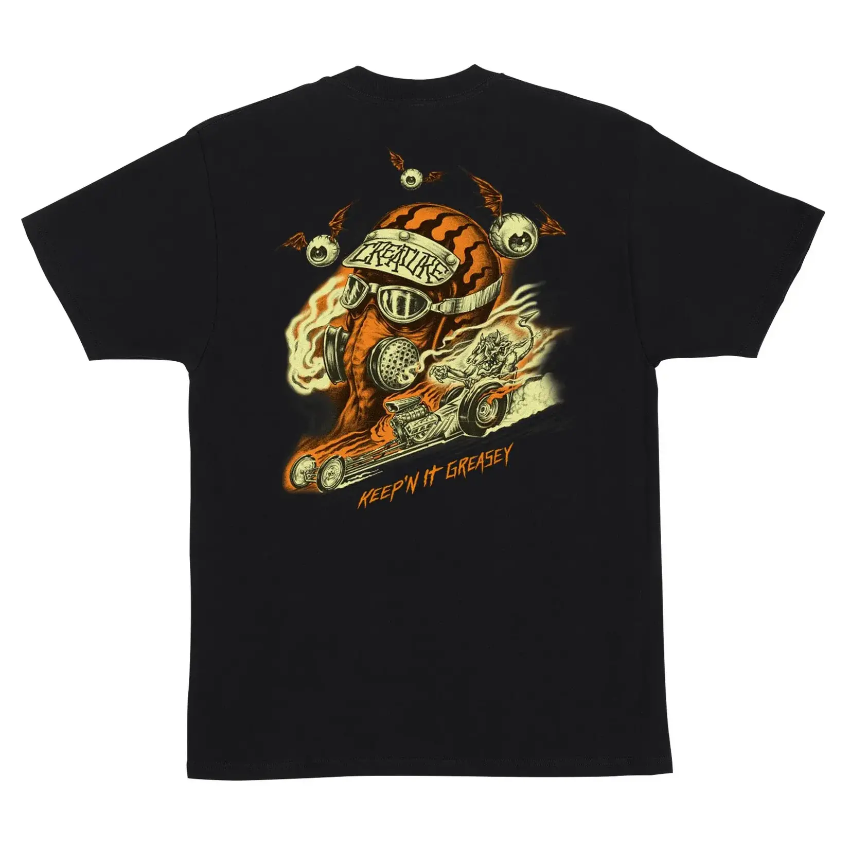 Creature Creature - Crash and Burn T-Shirt - Black -