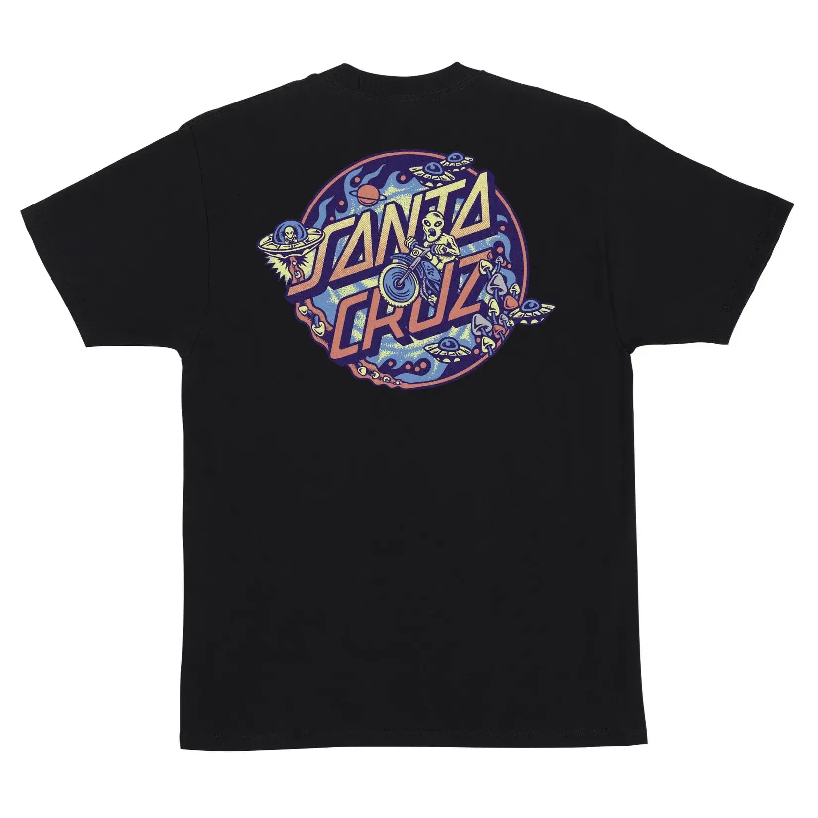 Santa Cruz Skateboards Santa Cruz - Winkowski Dope Planet 2 T-Shirt - Black -