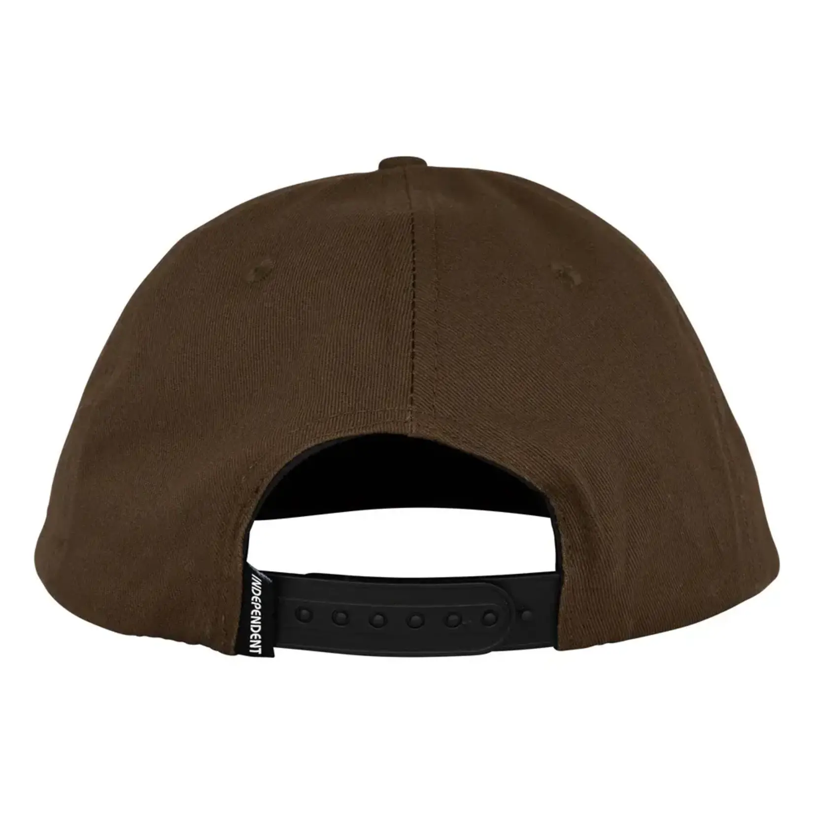 Independent Independent - Bar Logo Snapback Hat - Dark Chocolate