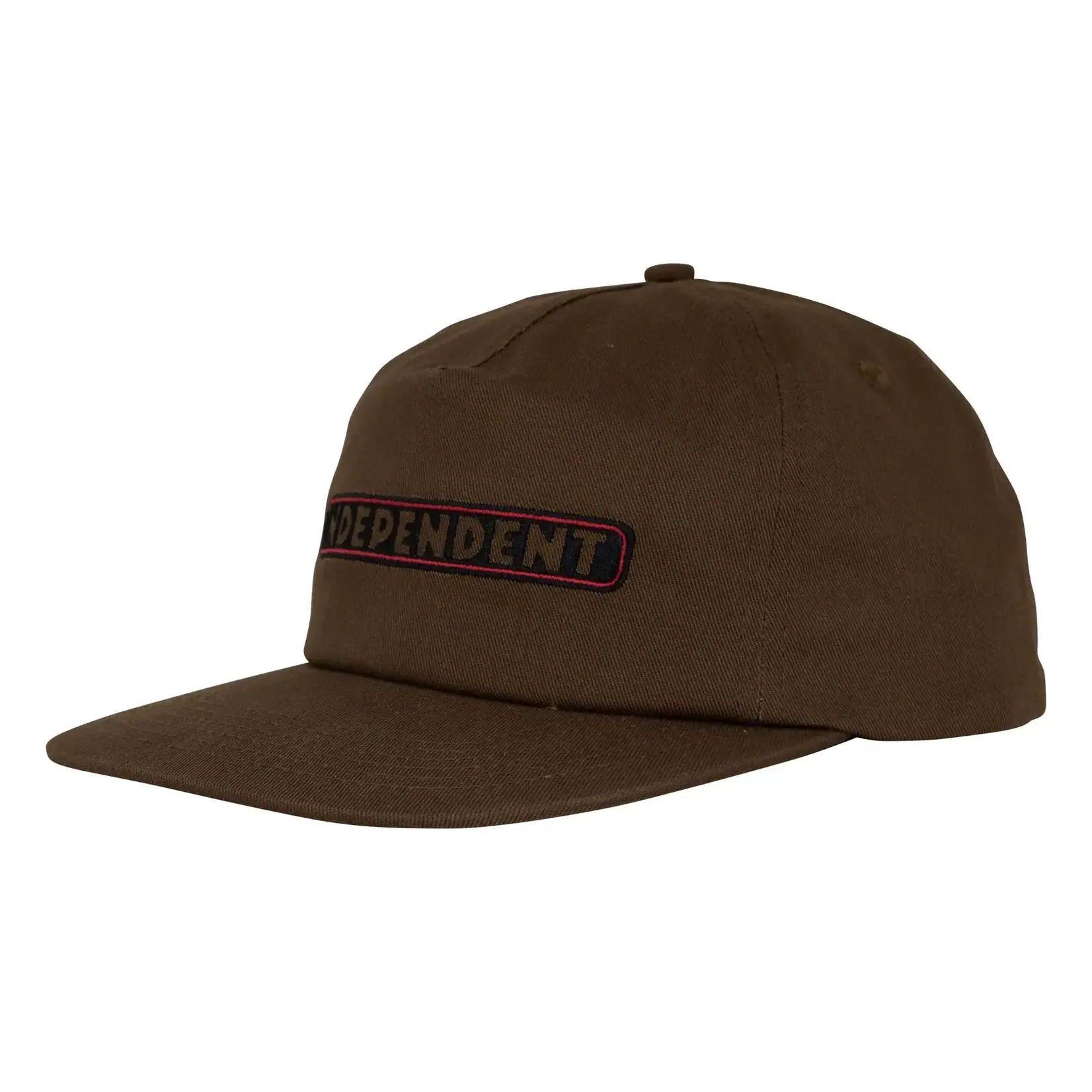 Independent Independent - Bar Logo Snapback Hat - Dark Chocolate