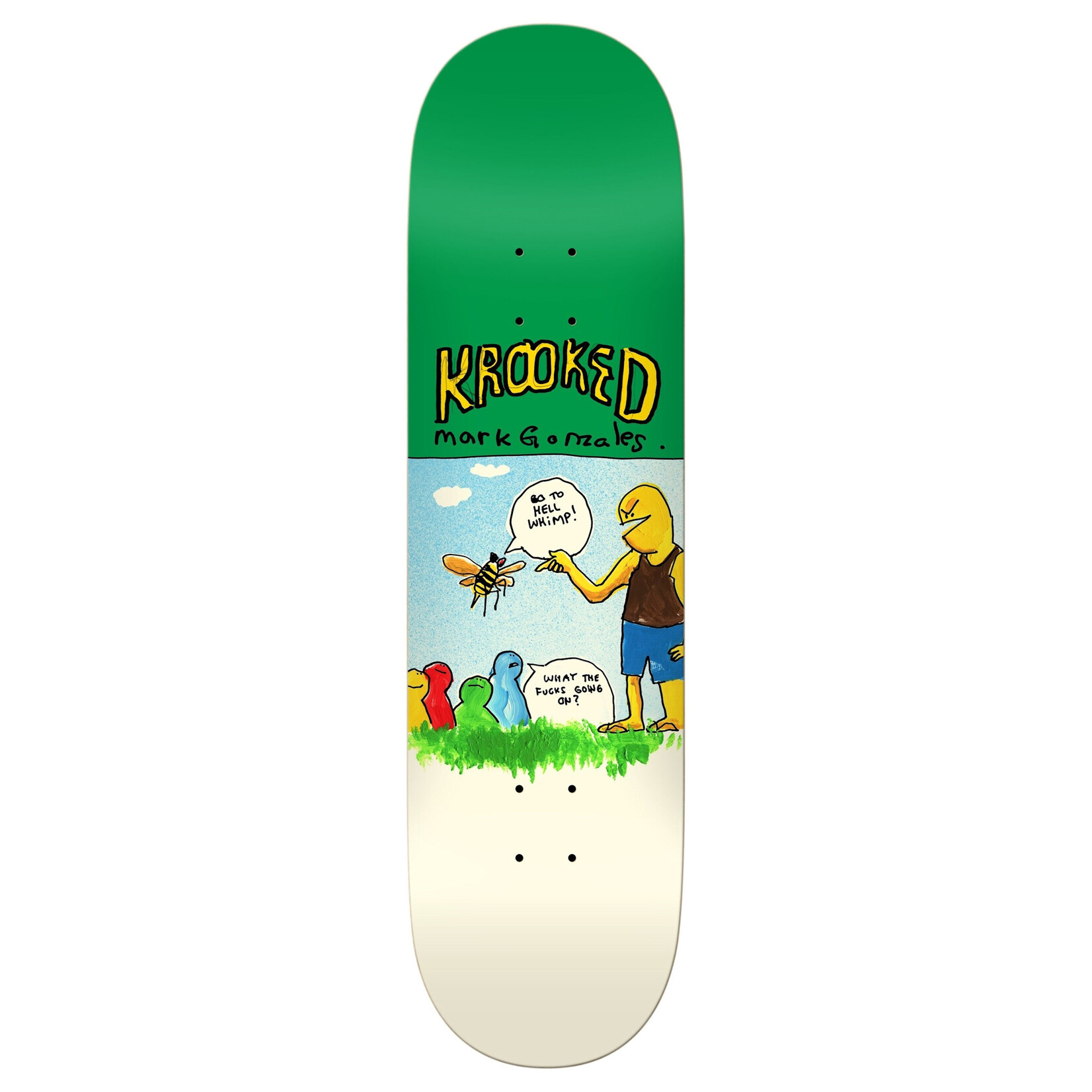 Krooked Krooked - Gonz Whimp Deck - 8.75" x 32.62" x 14.62"