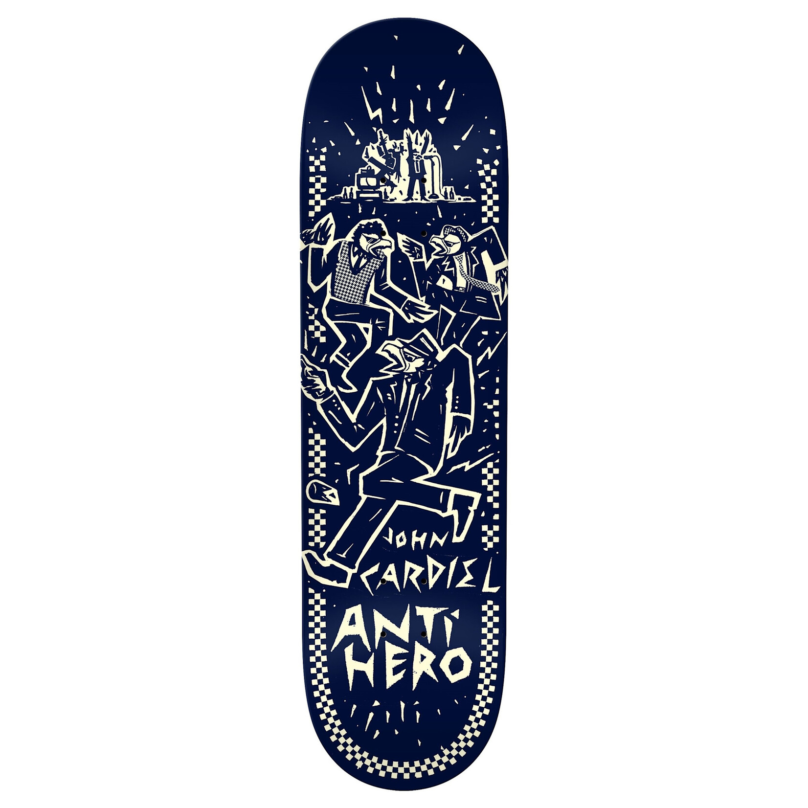 Anti Hero Anti-Hero - Cardiel Ruder Bwoys Deck - 8.62" x 32.3" x 14.6