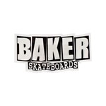 Baker Baker Brand logo Sticker 8.5" X 4.5" Large  - Black/White