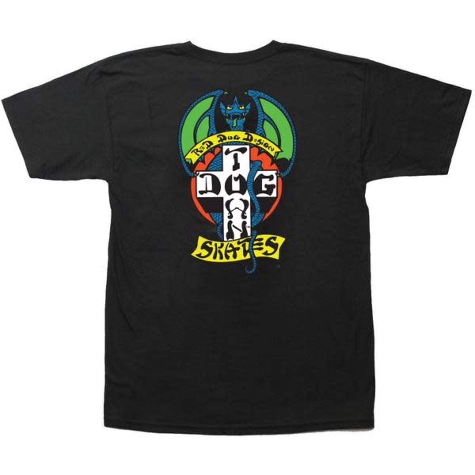 Dogtown Dogtown Red Dog T-Shirt - Green Wings  - Black -