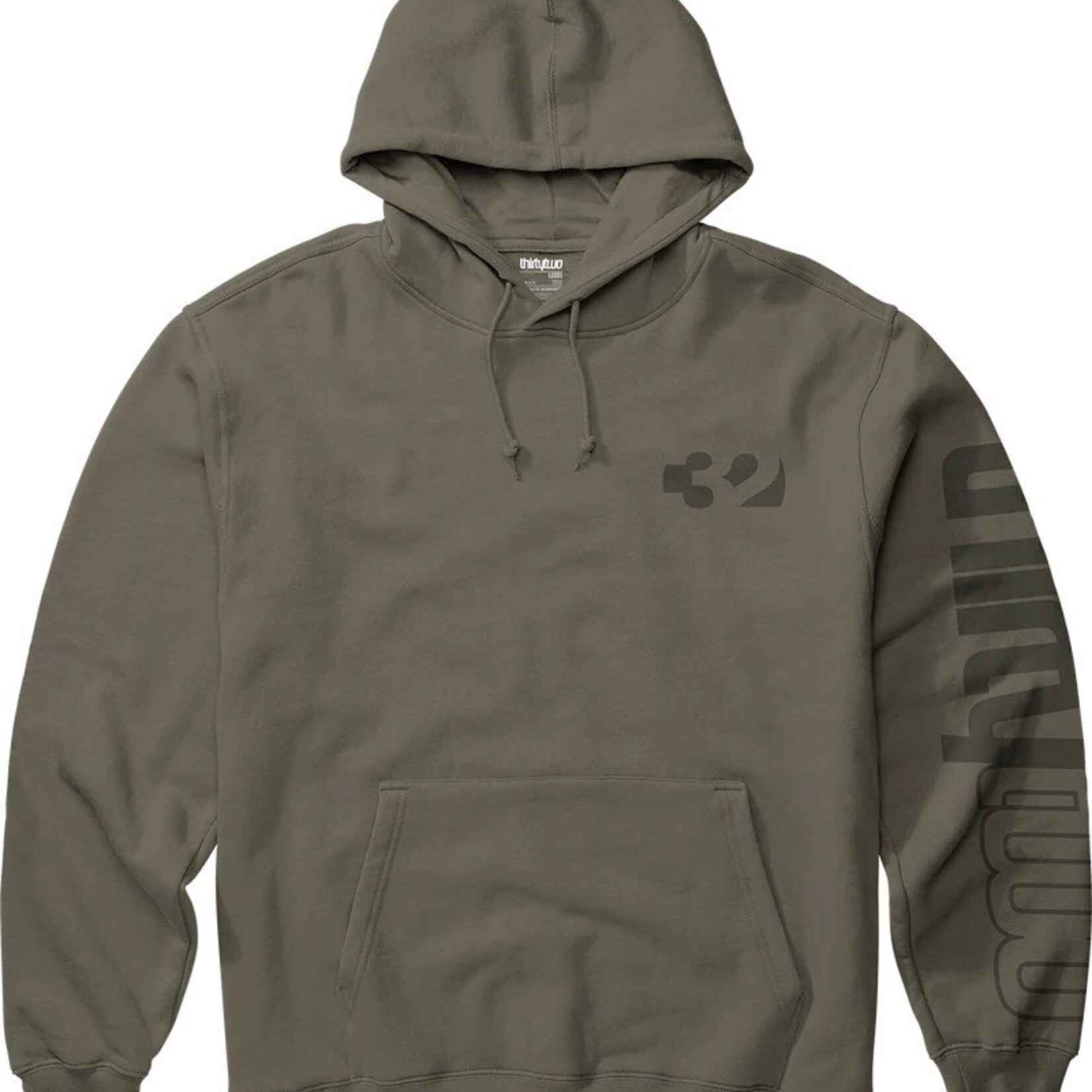 ThirtyTwo ThirtyTwo Double Hoodie Pullover-Military Green - L