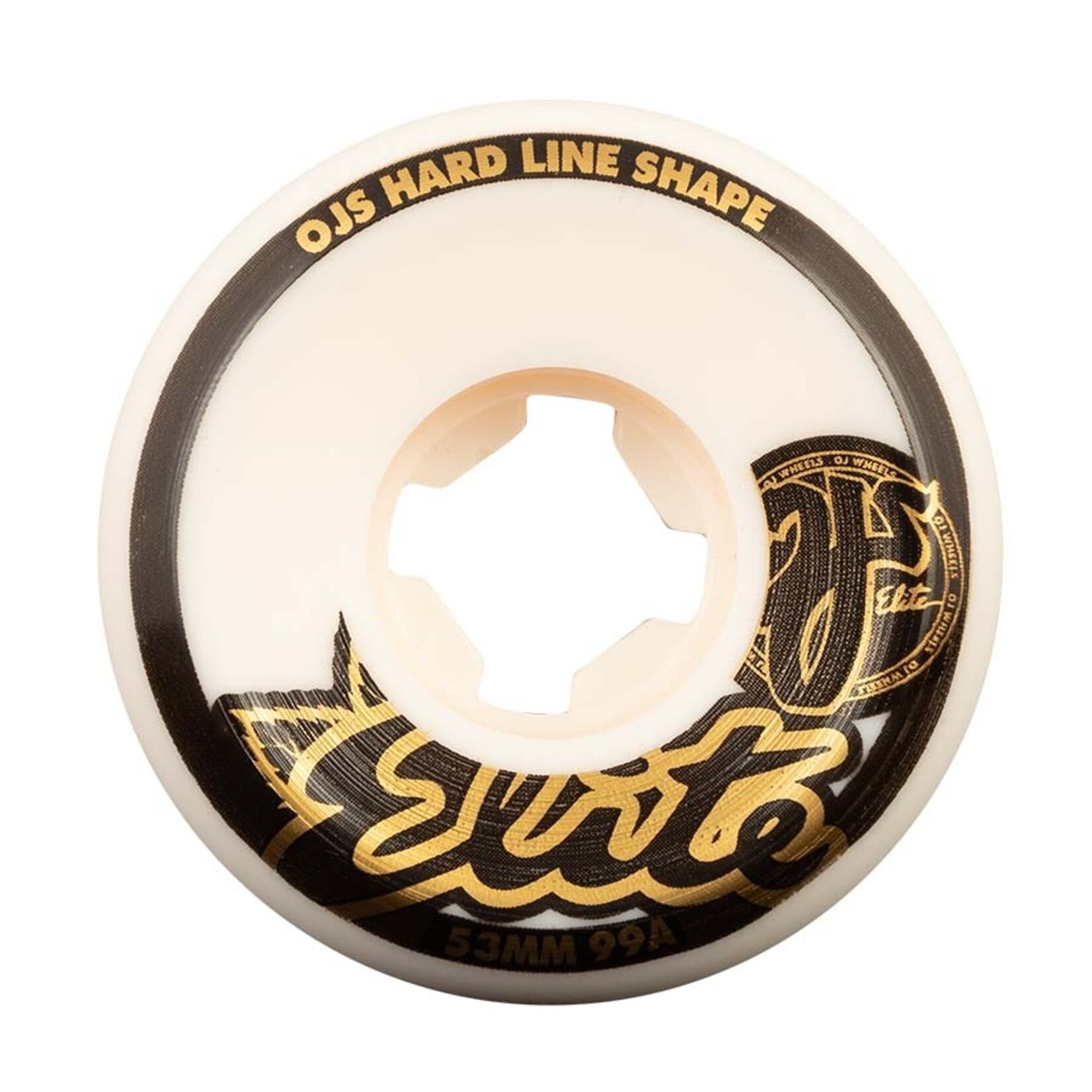 OJ Wheels OJ - Elite Hardline Wheels - 53mm 99a - (Set of 4)