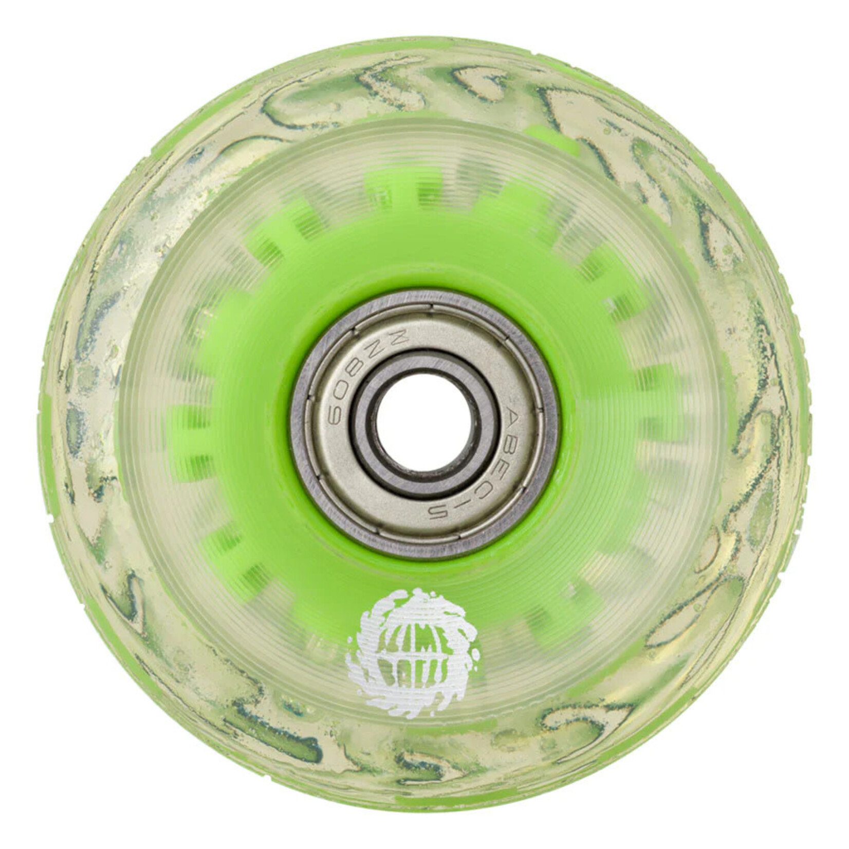 Slime Balls Slime Balls - 60mm 78a  Light Ups Green LED OG Slime (Bearings Included)