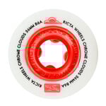 Ricta Ricta - Chrome Clouds Wheels - 56mm 86a - White/Red - Set of 4
