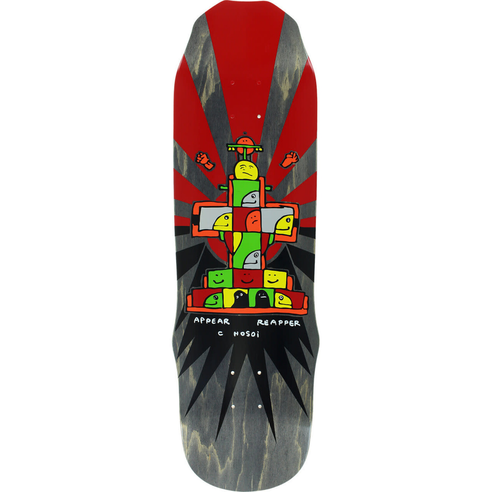 Hosoi Skateboards Hosoi - Gonz Deck - Black Stain -  9" x 33" x 15.5"