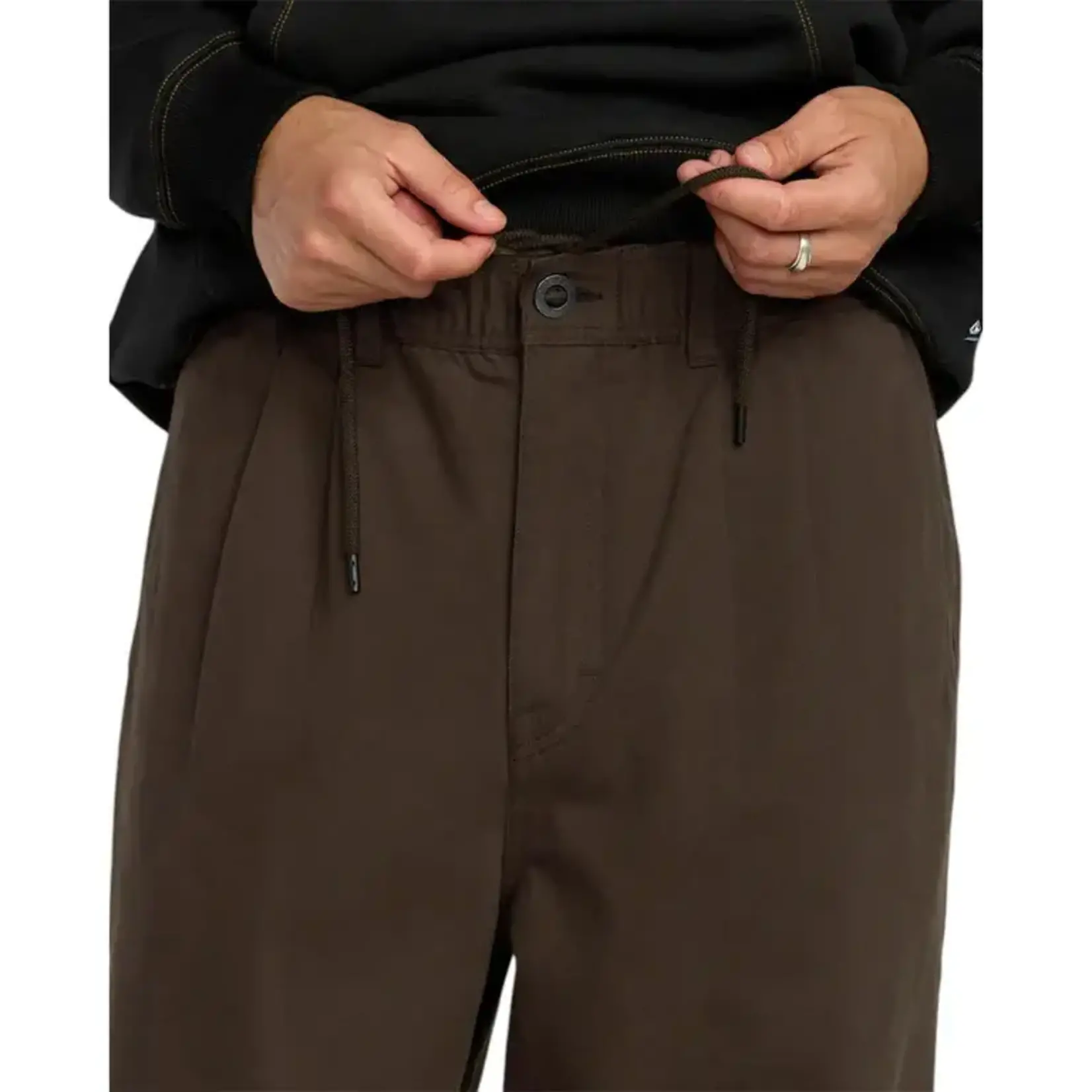 Volcom Volcom - Chillow Pleat Elastic Waist Pant - Cacao -