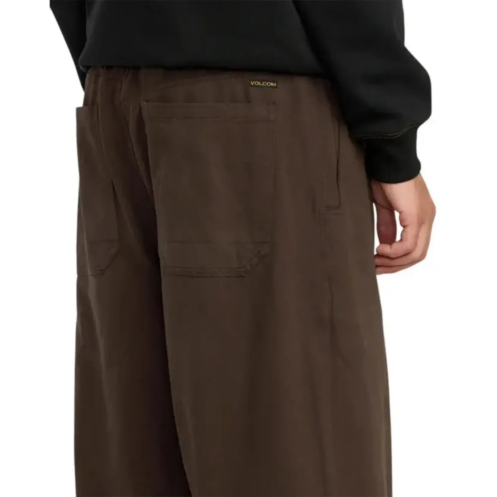 Volcom Volcom - Chillow Pleat Elastic Waist Pant - Cacao -