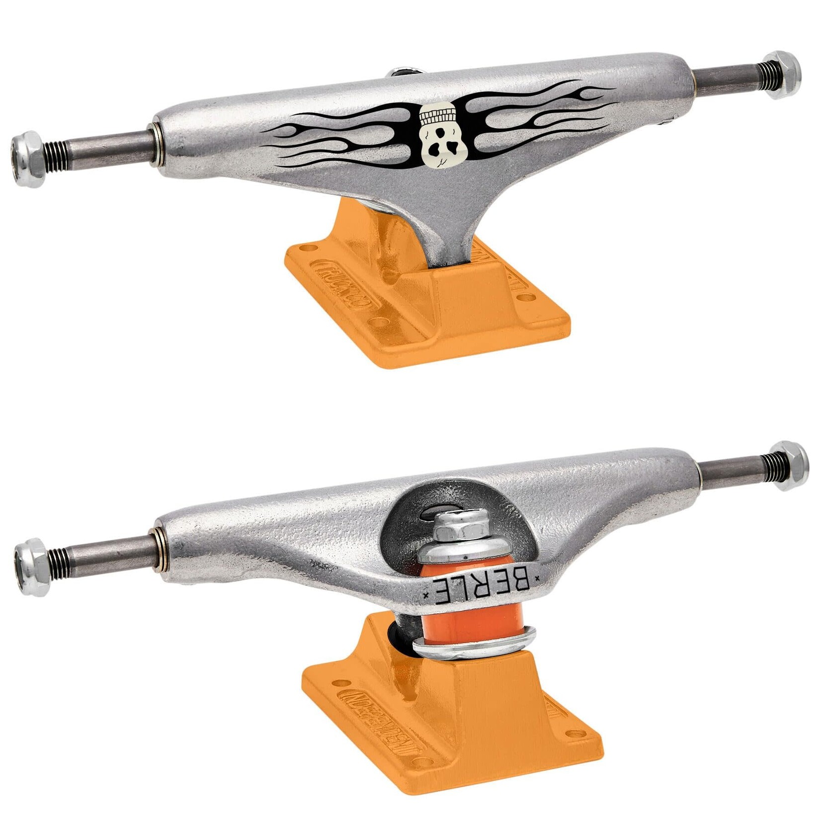 Independent Independent - Stage 11 Elijah Berle Pro Truck - Silver / Orange - 149 (8.5" Axle) - Set of 2