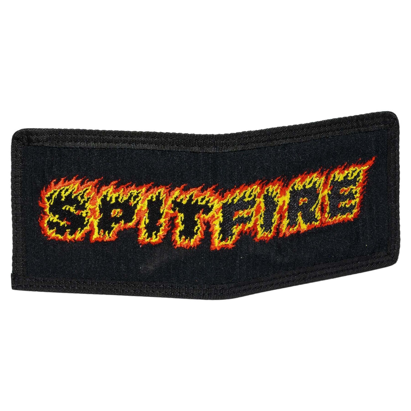 Spitfire Spitfire - Flames Script Bi-Fold Wallet - Black