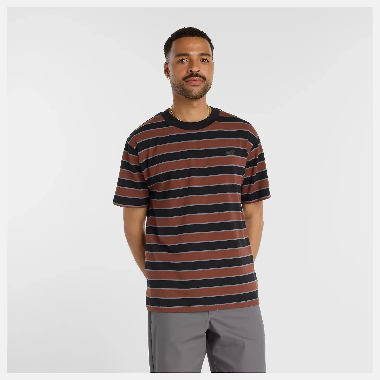 ASKK NY/エーエスケーケーエヌワイTHIN STRIPE L/S Tシャツ New Balance Numeric - Thin Stripe T-Shirt - - Attic Skate & Snow Shop