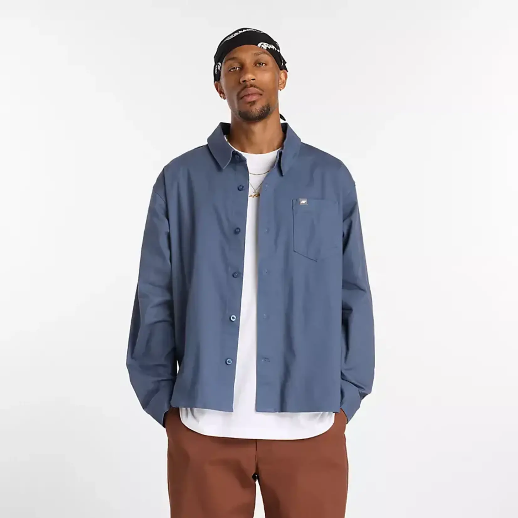New Balance New Balance Numeric - Button Up Shirt - Vintage Indigo -