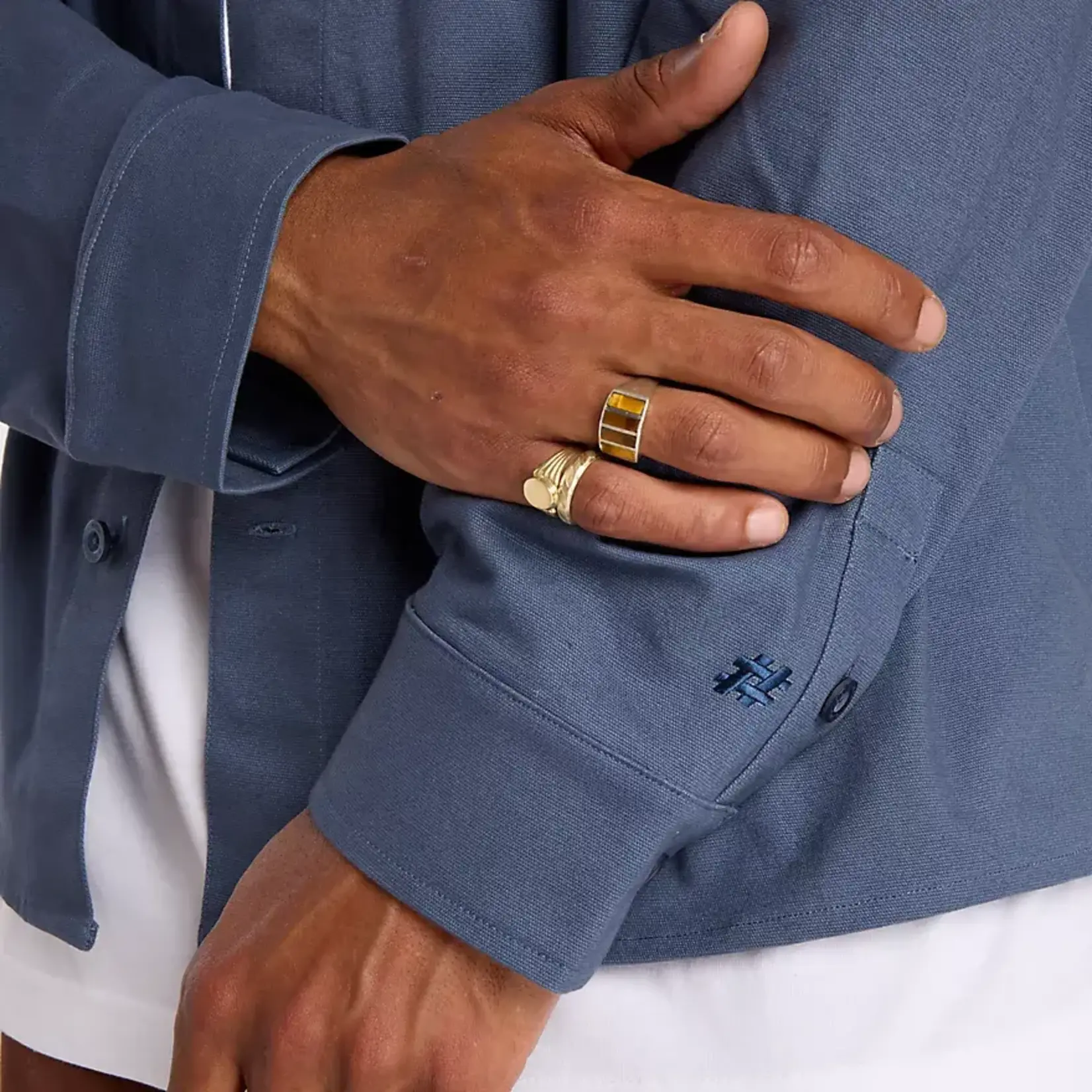 New Balance New Balance Numeric - Button Up Shirt - Vintage Indigo -