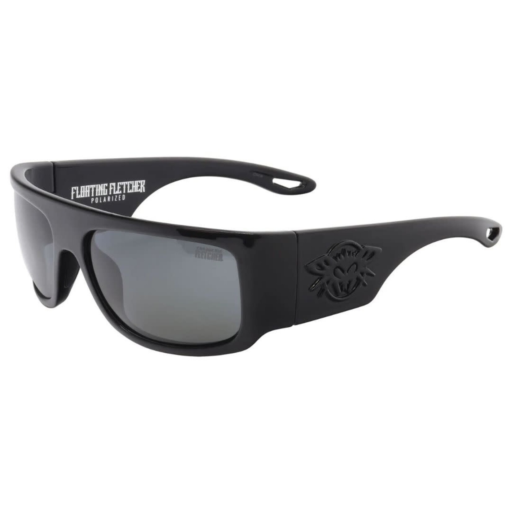 Black Flys Black Flys - Floating Fletcher - Shiny Black / Smoke Polarized Lens