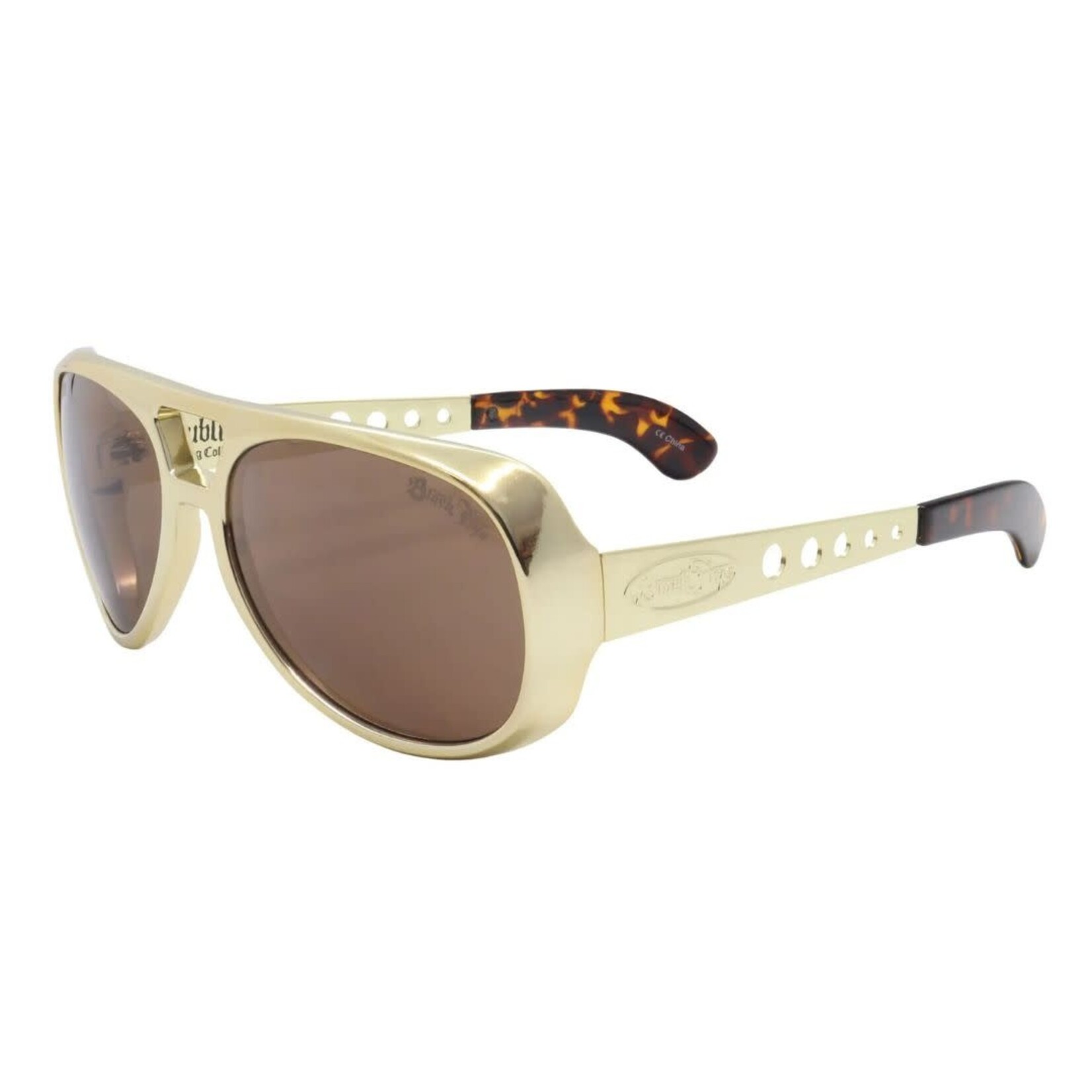 Black Flys Black Flys - King Fly / Sublime Edition - Shiny Gold / Amber Lens